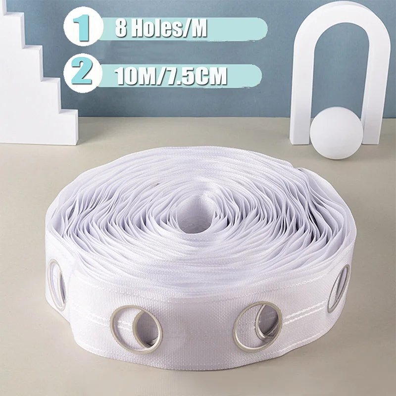 10m 15m Eyelet Punch Tape Whit - Sewing Eyelet Fabric recension och pris