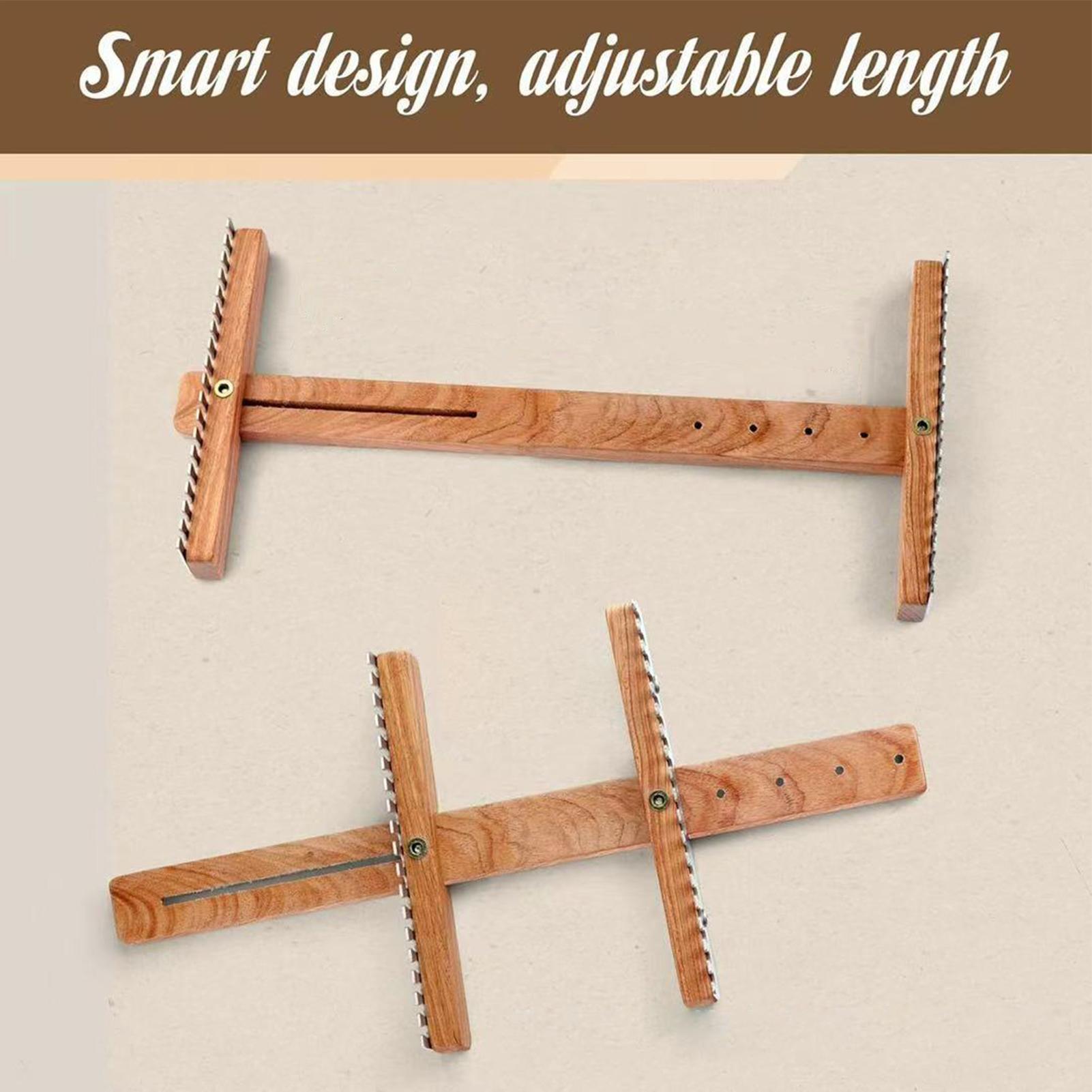 Weaving Loom Adjustable Wooden - Sewing Gathering recension och pris