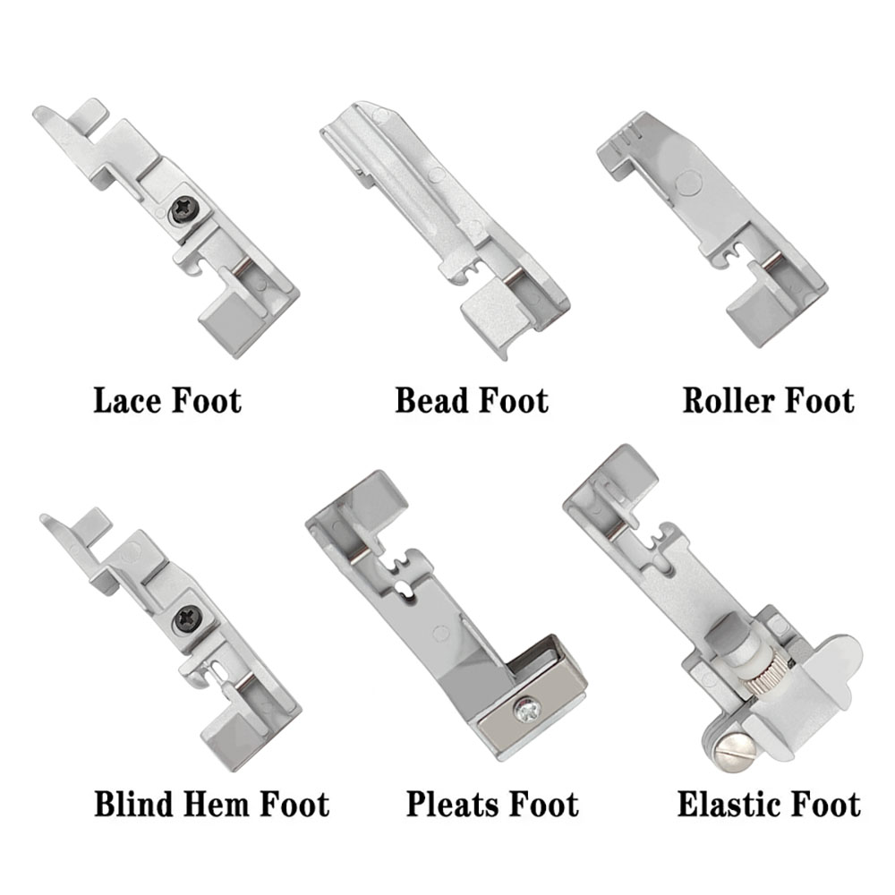 6Pcs/Set Presser Foot For Sing - Sewing Gathering recension och pris
