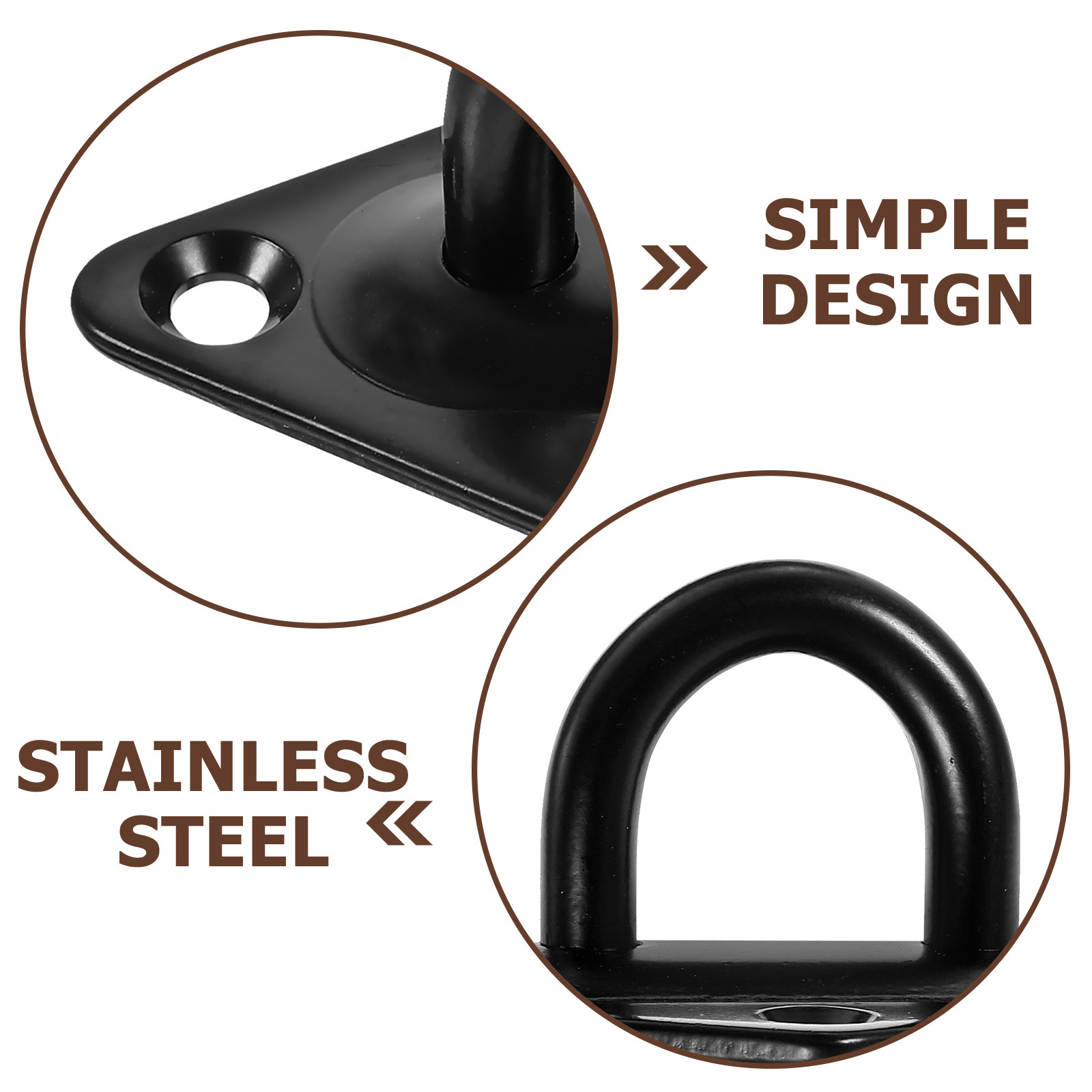 Stainless Steel 4 Pcs Pad Eye  - Hook Eye Fastener recension och pris