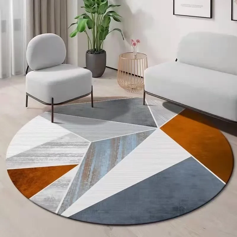 ~O~Geometric Round Rug with Mo - Century Textile & Sewing Supply Online Shopping recension och pris