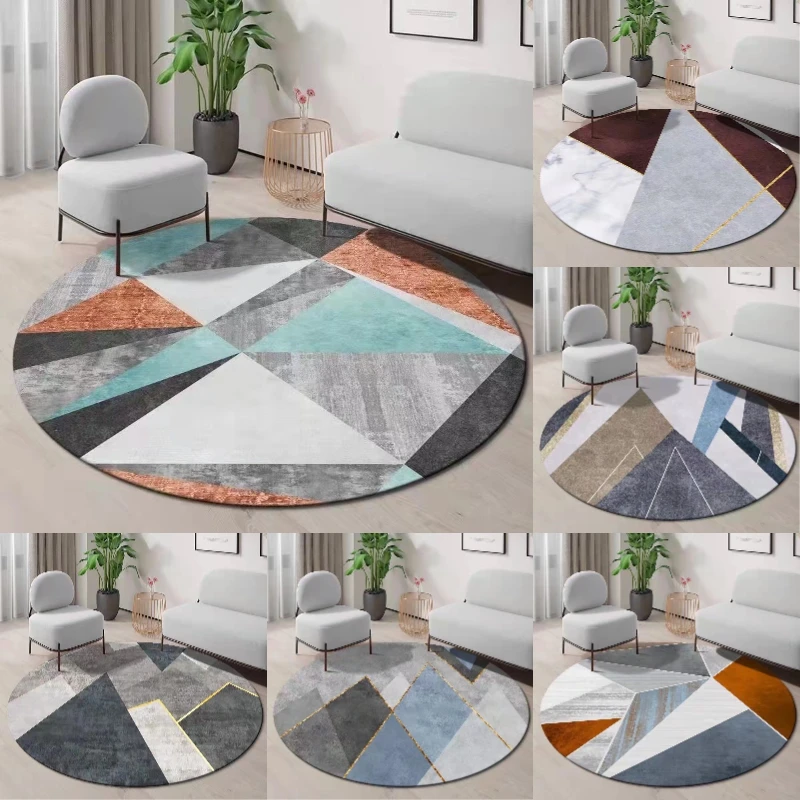 ~O~Geometric Round Rug with Mo - Century Textile & Sewing Supply Online Shopping recension och pris