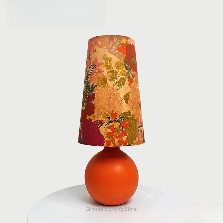 Orange Sphere Table Lamp: UK L - Century Textile & Sewing Supply Online Shopping recension och pris