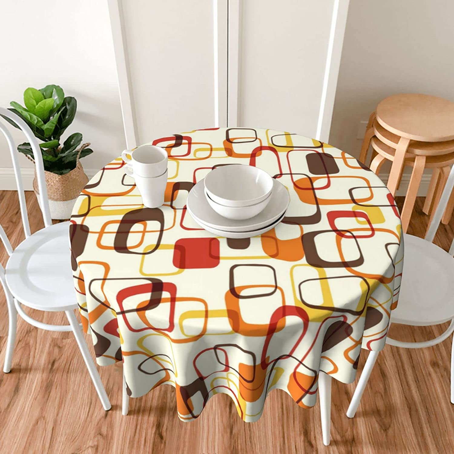 Retro Mid Century Geometric Ro - Century Textile & Sewing Supply Online Shopping recension och pris