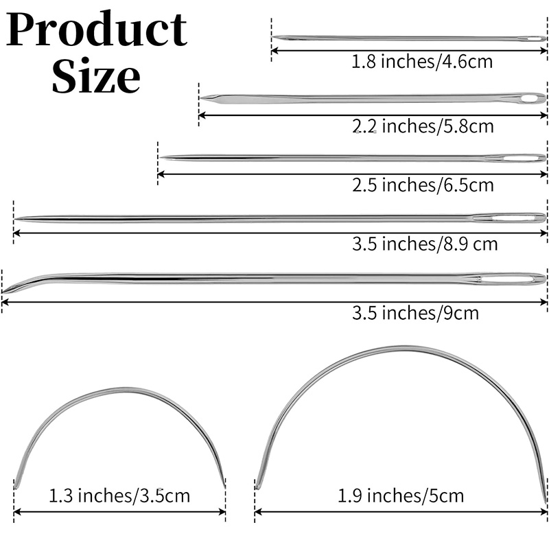 14 Pcs Heavy Duty Hand Sewing  - Leather Needle Heavy recension och pris