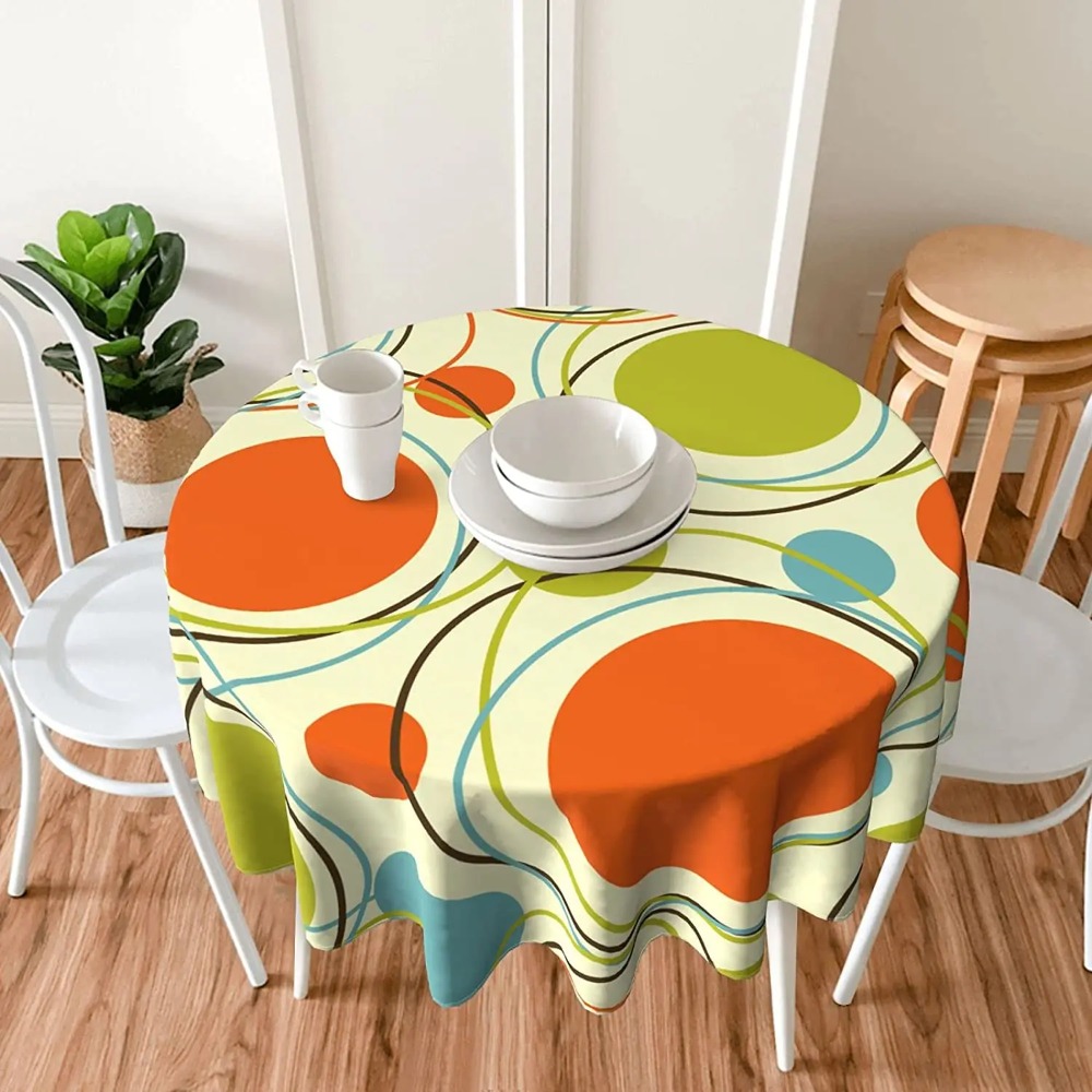 Table Cloth Colorful 1950s Ret - Century Textile & Sewing Supply Online Shopping recension och pris