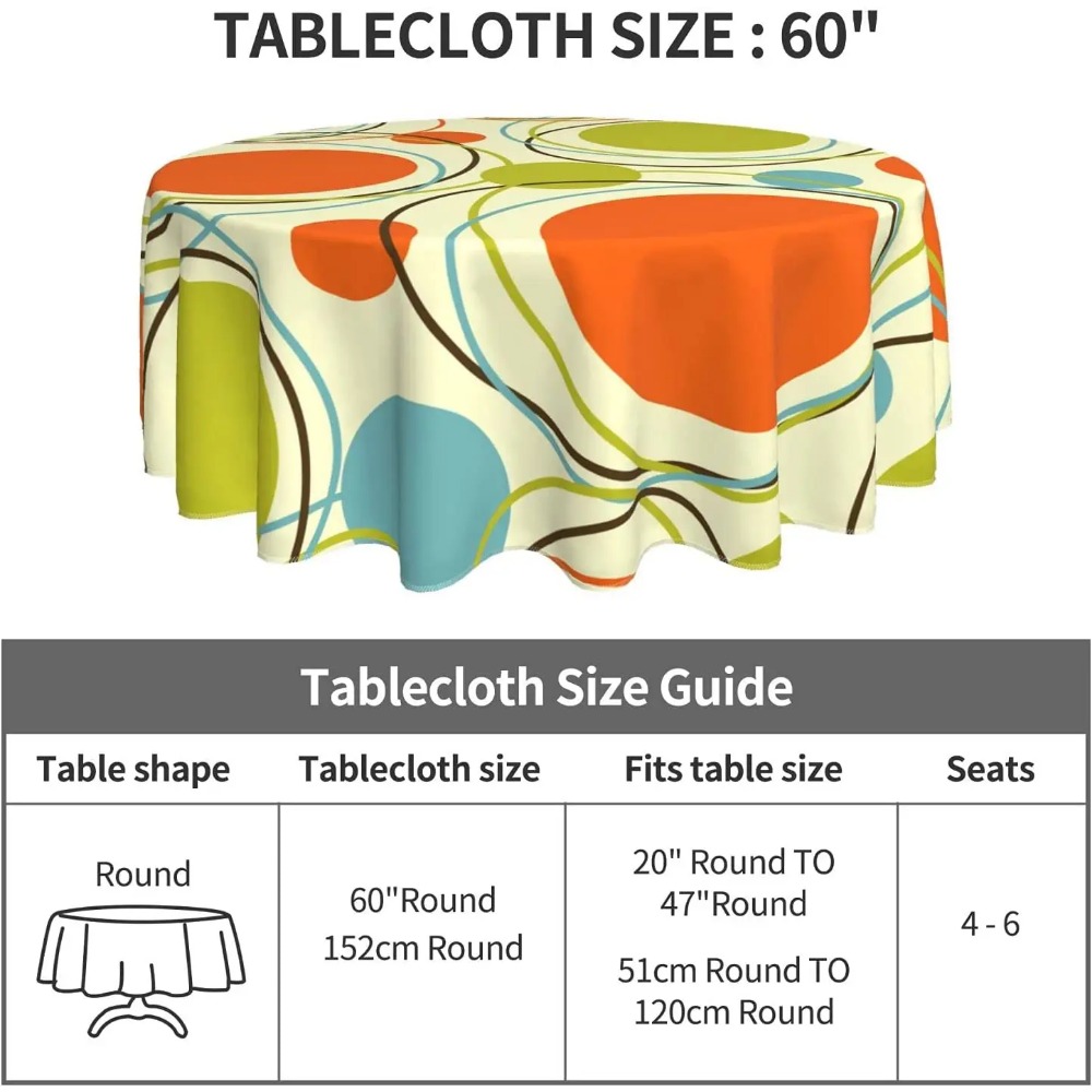Table Cloth Colorful 1950s Ret - Century Textile & Sewing Supply Online Shopping recension och pris