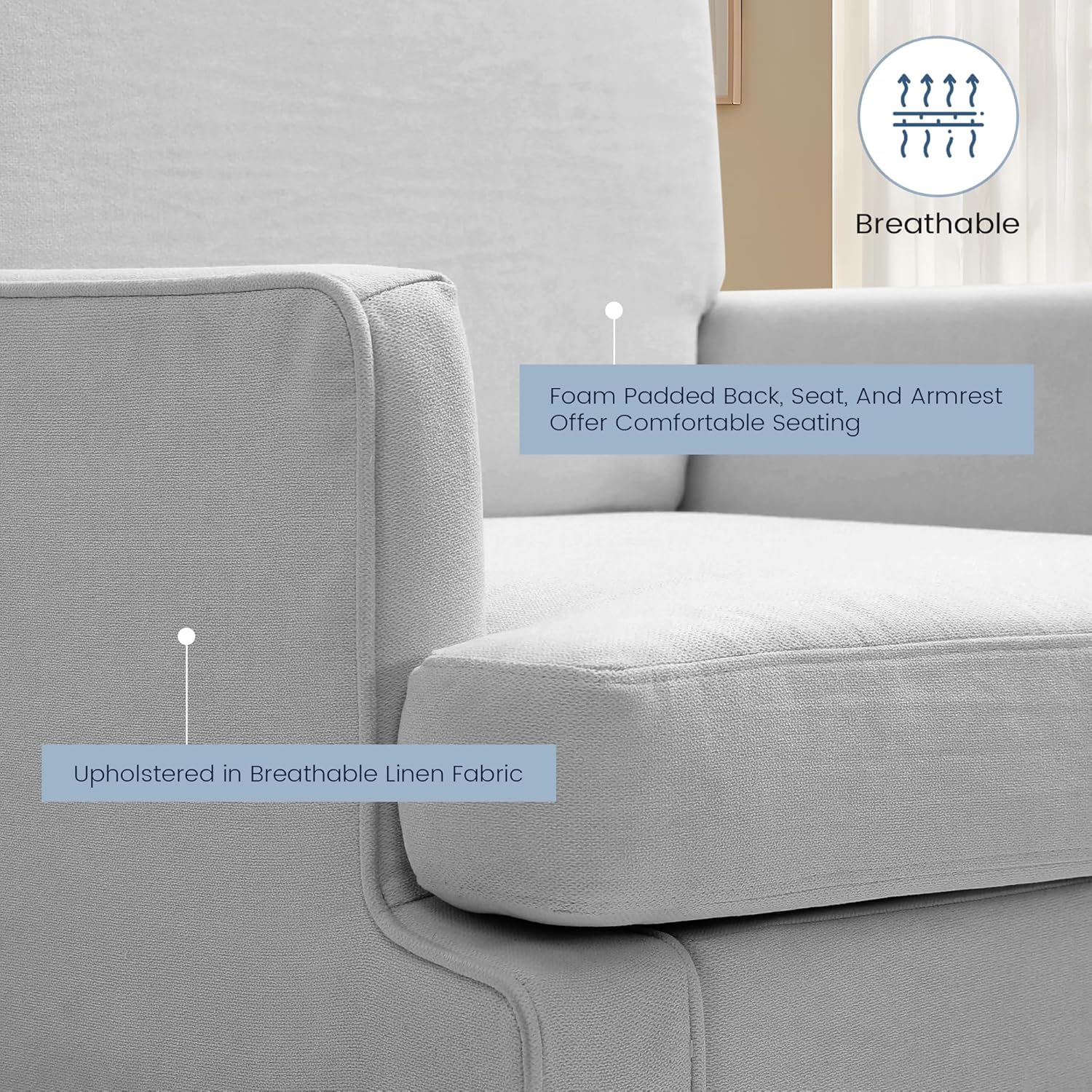 #Accent Chair Set Of  Mid-Cent - Century Textile & Sewing Supply Online Shopping recension och pris