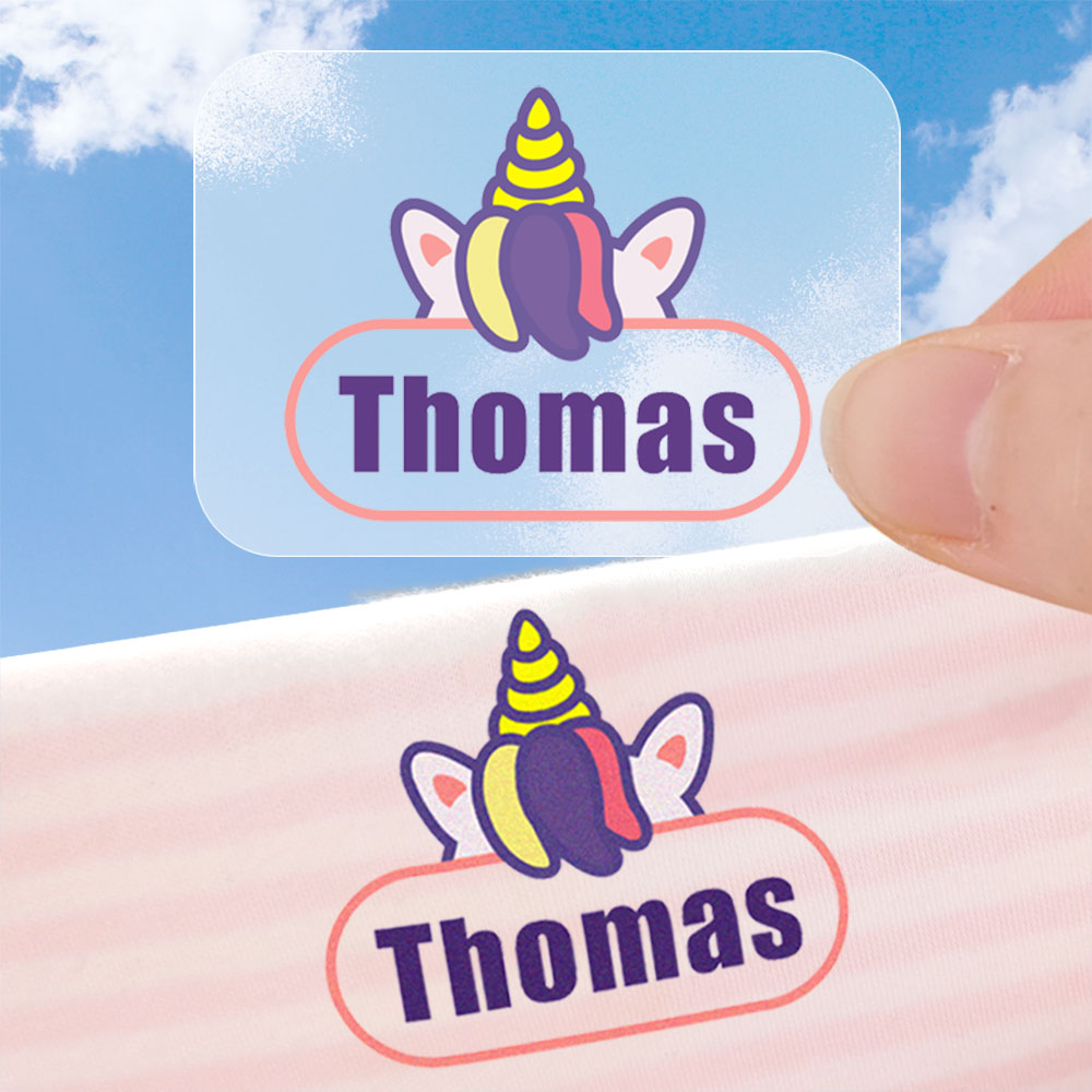 Custom Iron on Name Sticker Pe - Sewing Labels recension och pris