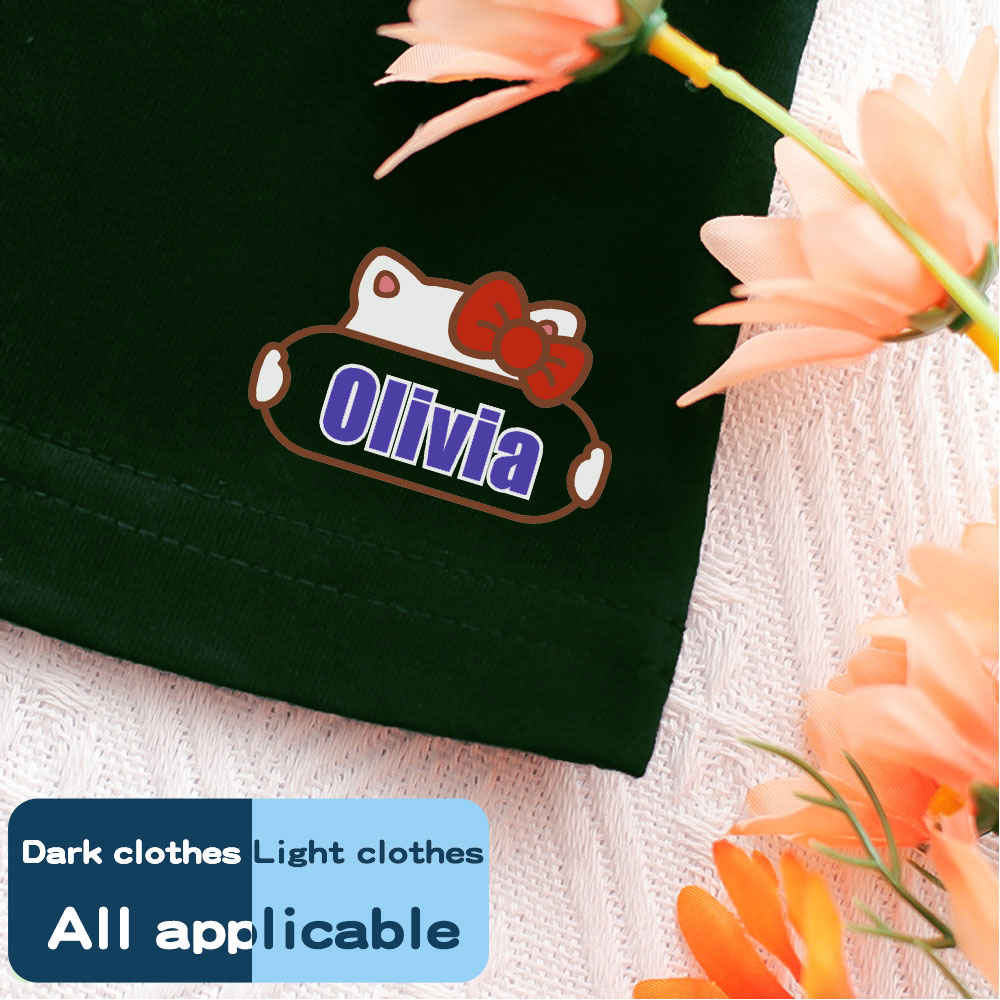 Custom Iron on Name Sticker Pe - Sewing Labels recension och pris