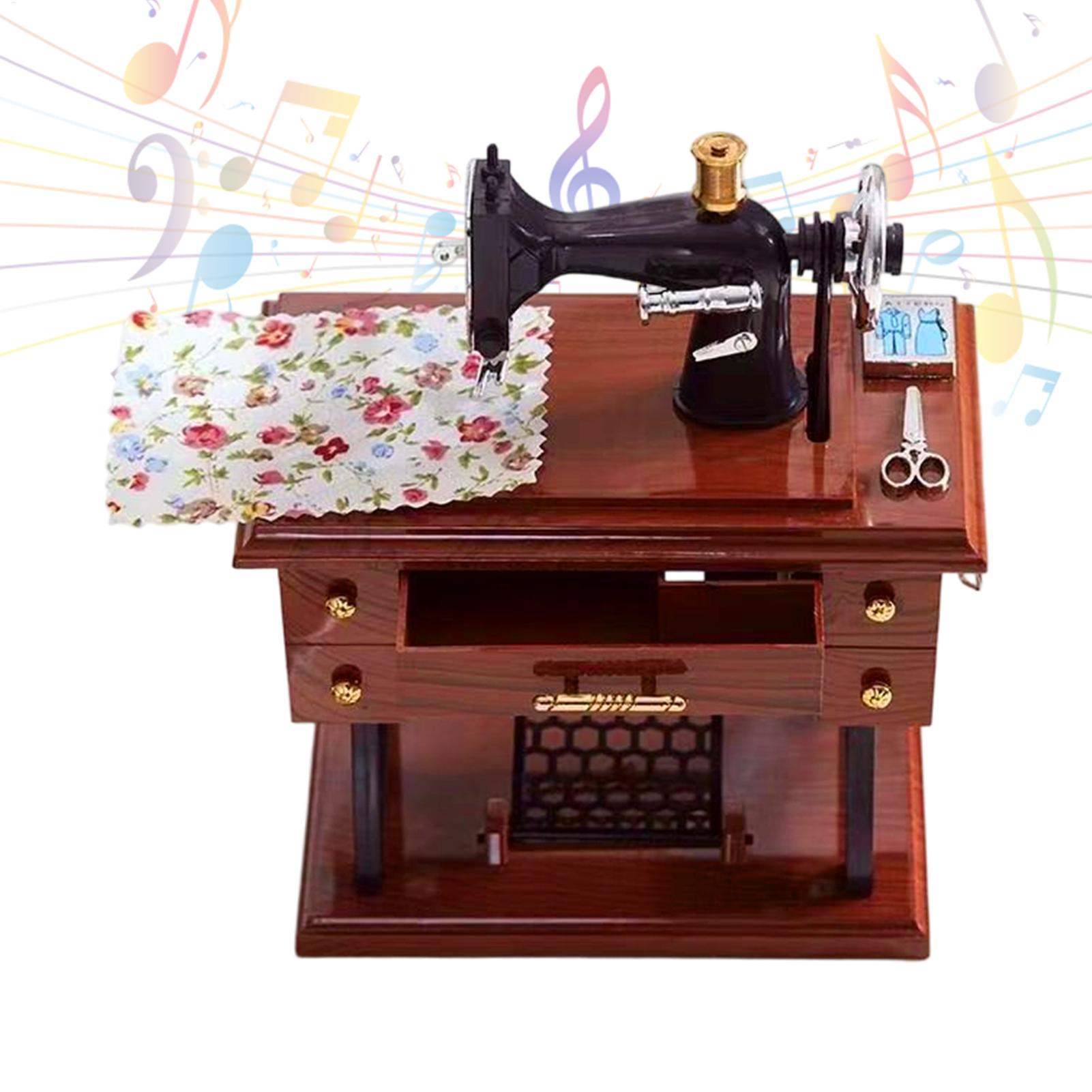 Sewing Machine Mini Music Box  - Sewing Gathering recension och pris