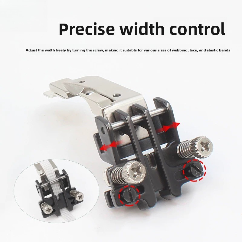 Adjustable Elastic Band Presse - Sewing Gathering recension och pris