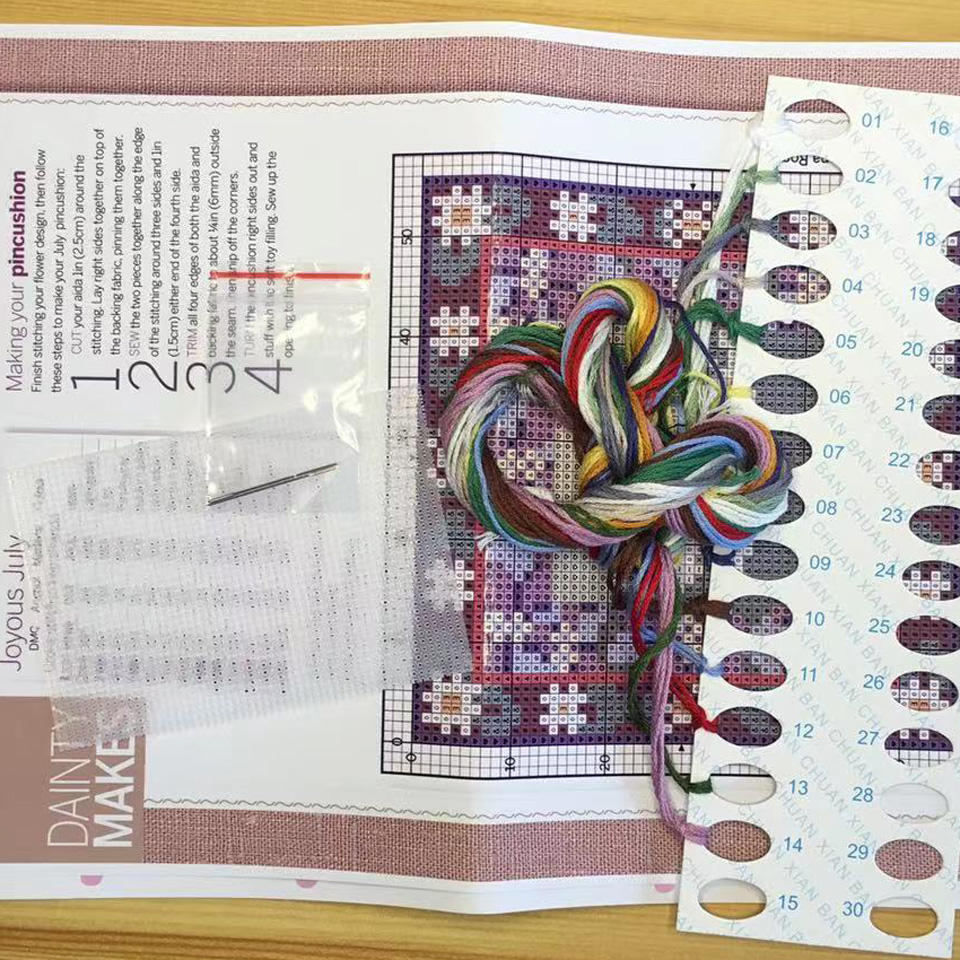 Cross Stitch Kits Stich Pin Cu - Sewing Pin Cushion recension och pris